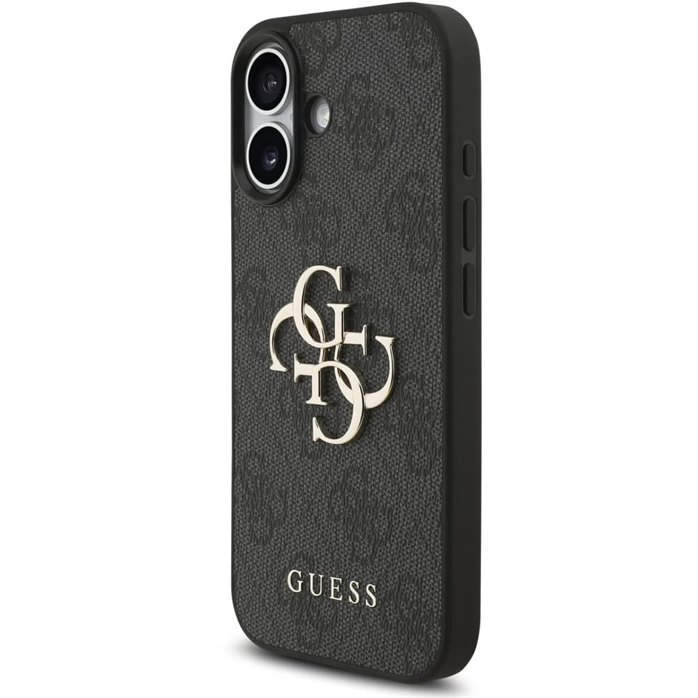 Guess Hardcase 4G Classic Logo s popruhem iPhone 17 černá - náhled 3