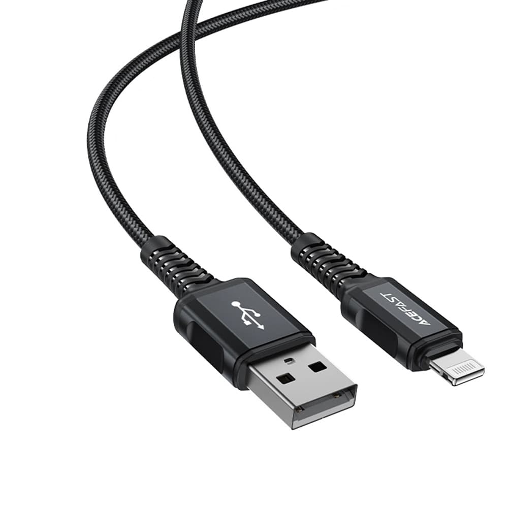 Acefast Datový kabel C4-02 Rychlé nabíjení USB na Lightning 1.8m černý - náhled 3