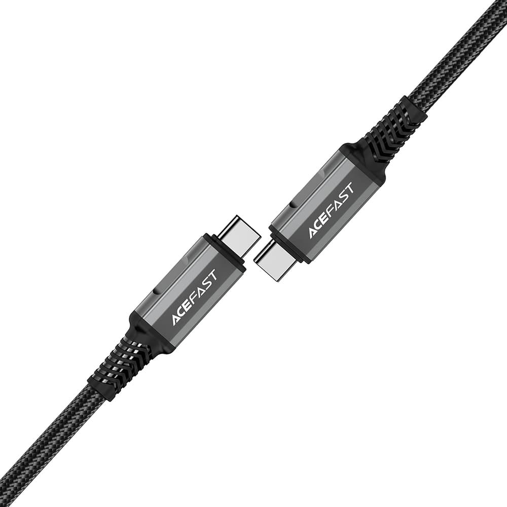 Acefast Data Cable C1-09 USB-C na USB-C 1m šedá černá - náhled 3