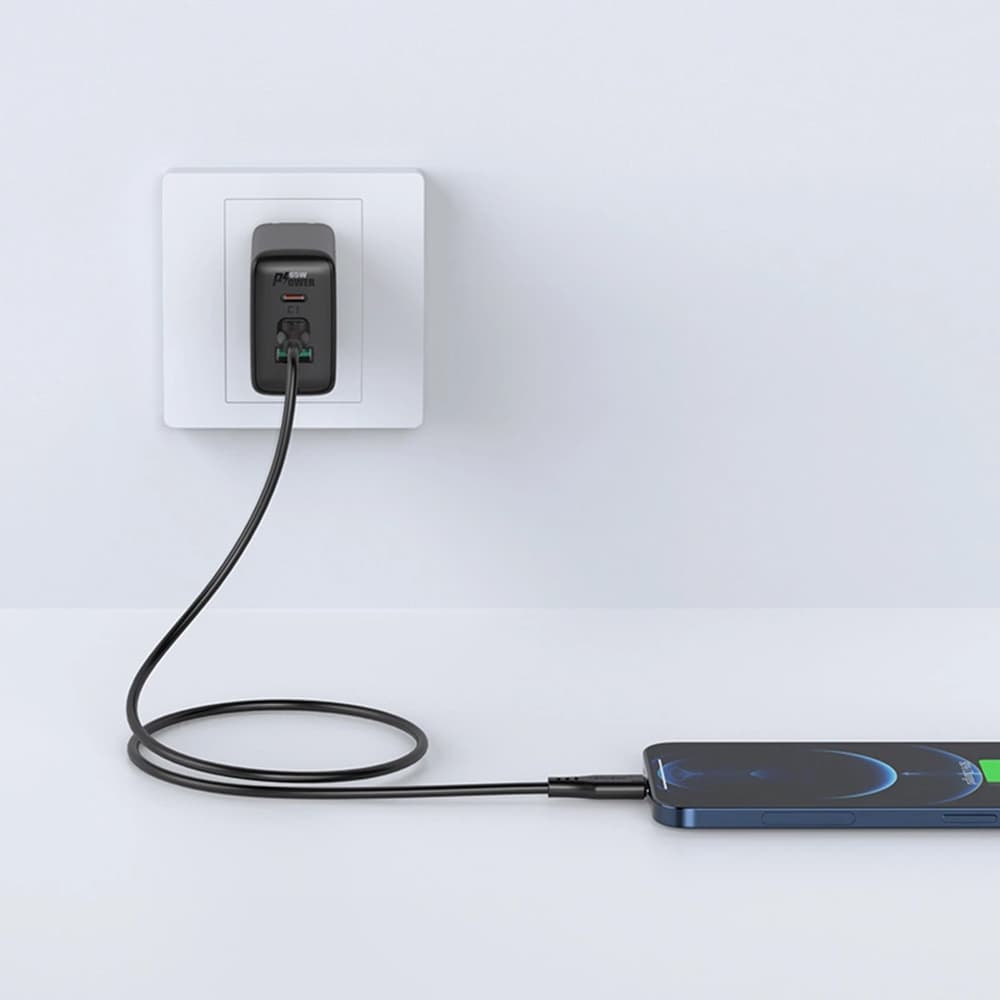Acefast Datový kabel C3-01 Type-C na Lightning 30W 3A Rychlé nabíjení 1.2m Bílá - náhled 3
