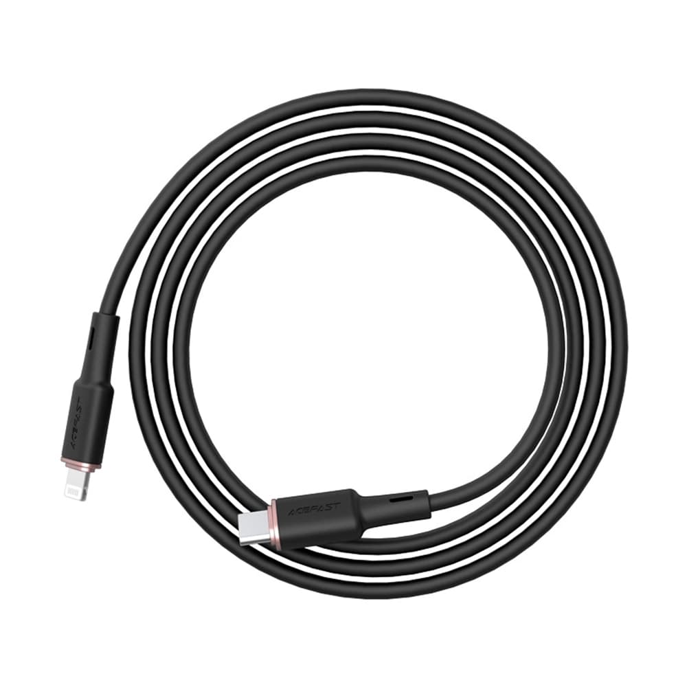Acefast Data Cable C2-01 Type-C na Lightning 30W 3A Rychlé nabíjení MFi 1.2m černá - náhled 3