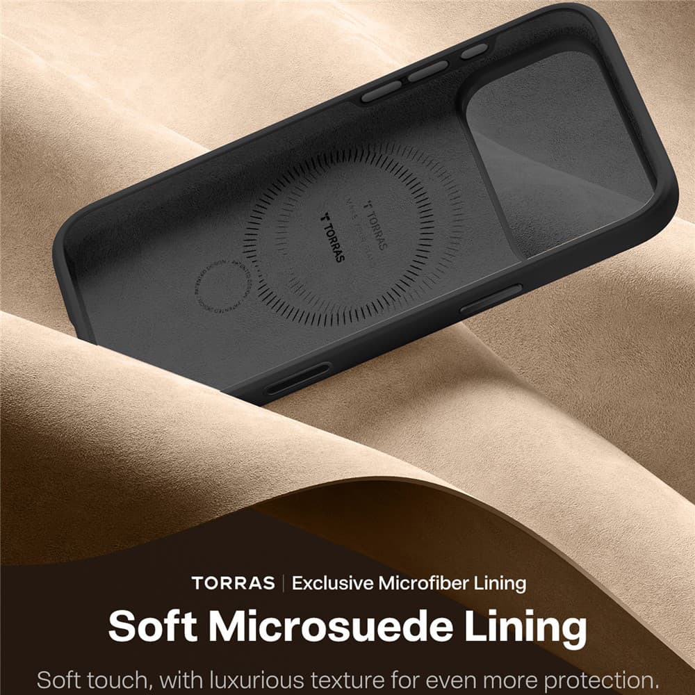 Torras QPRO Silicone Series pro iPhone 17 Pro černý - náhled 3