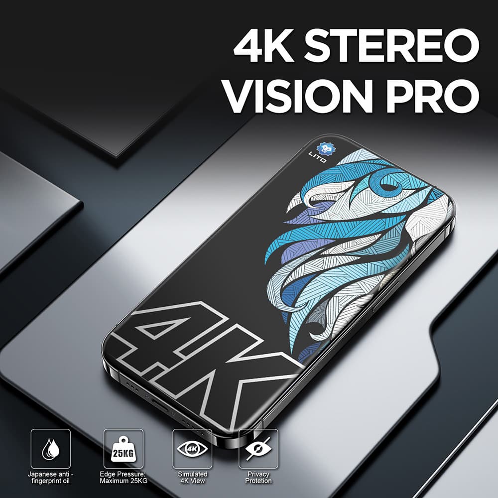 Lito D+ Max 4K Privacy pro iPhone 17 Pro černá - náhled 3