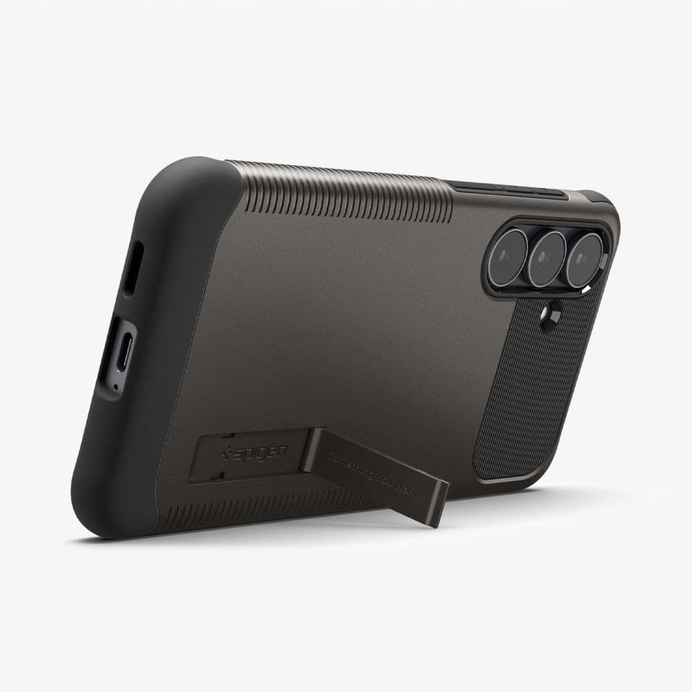 Spigen Slim Armor MagSafe pro Samsung Galaxy S25 FE v barvě gunmetal - náhled 3
