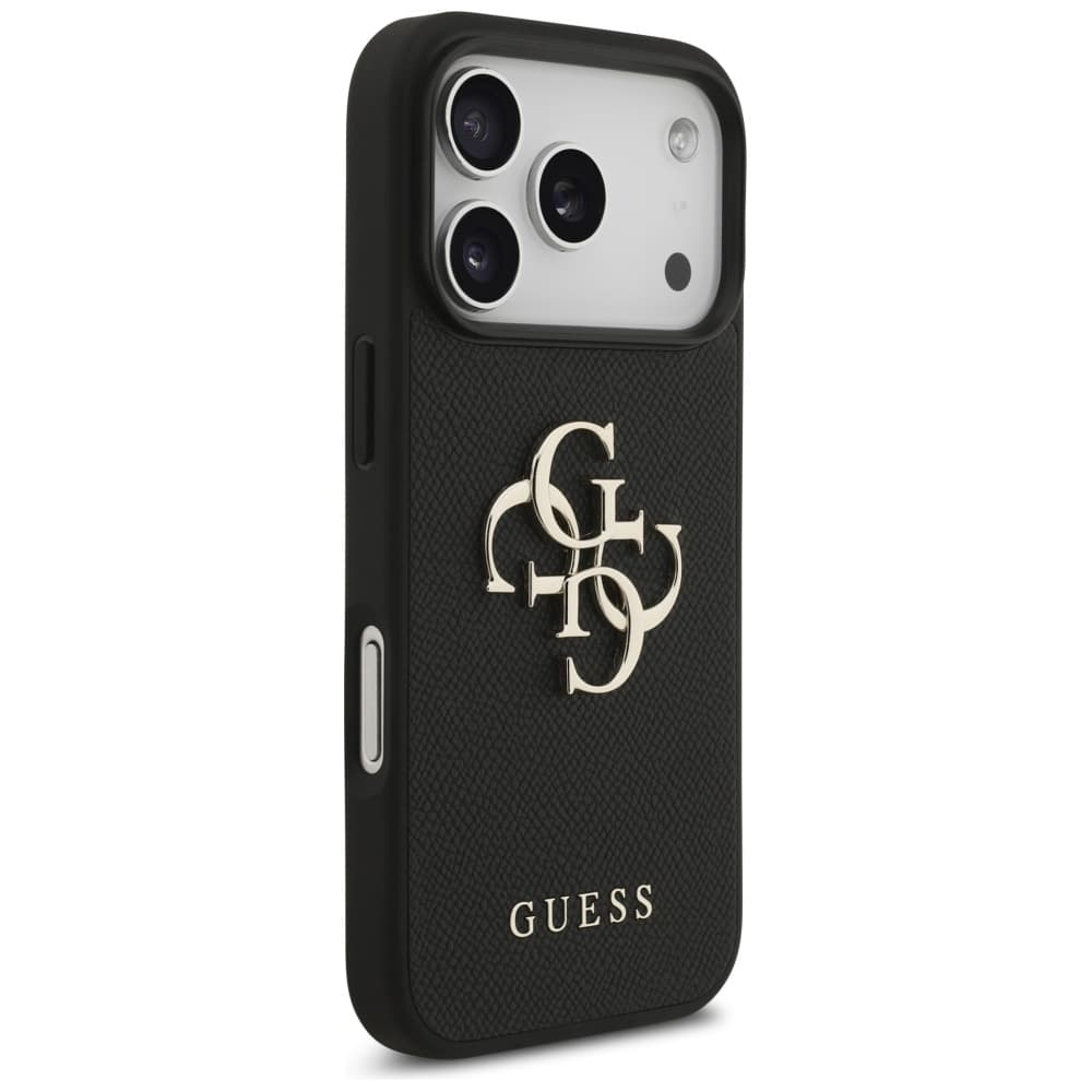Guess Hardcase 4G Grained Big and Classic Logo iPhone 17 Pro černá - náhled 3