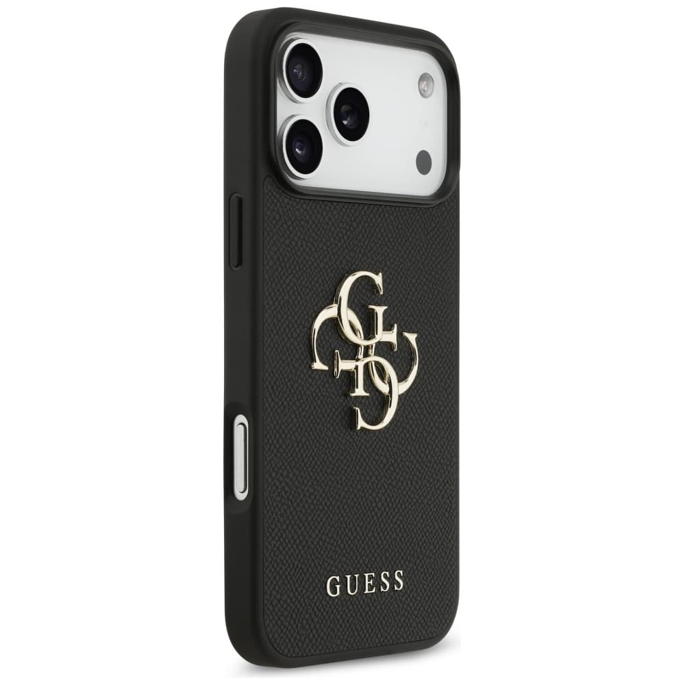 Guess Hardcase 4G Grained Big and Classic Logo iPhone 17 Pro Max černá - náhled 3