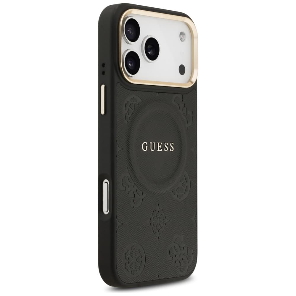 Guess Peony Hot Stamp MagSafe GUHMP17XPSAMSECK iPhone 17 Pro Max černý - náhled 3