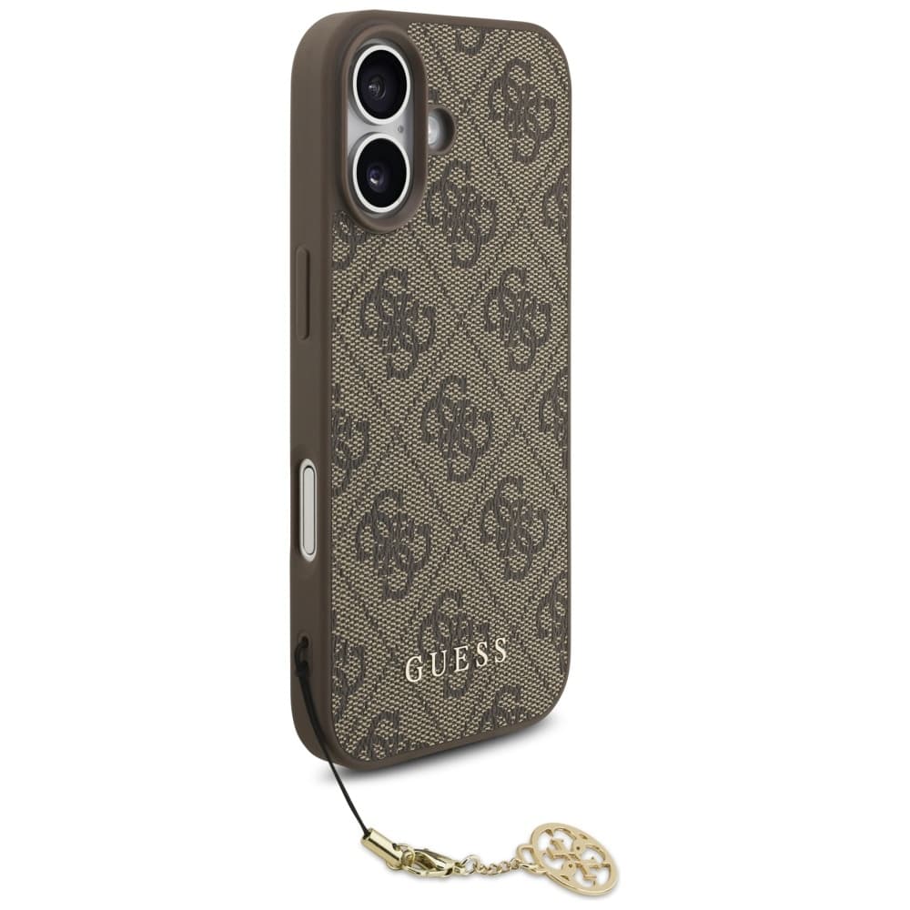 Guess Hardcase 4G Charm Cradle MagSafe iPhone 17 Hnědá - náhled 3