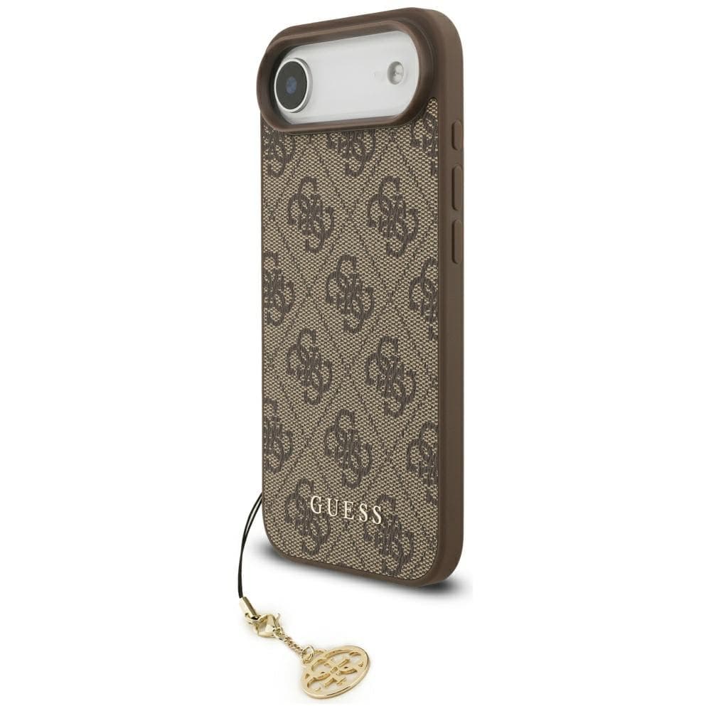 Guess Hardcase 4G Charm Cradle MagSafe iPhone 17 Air Hnědý - náhled 3