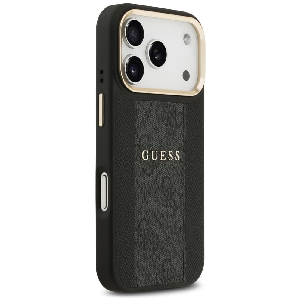 Guess Hardcase 4G Stripe MagSafe iPhone 17 Pro černý - náhled 3