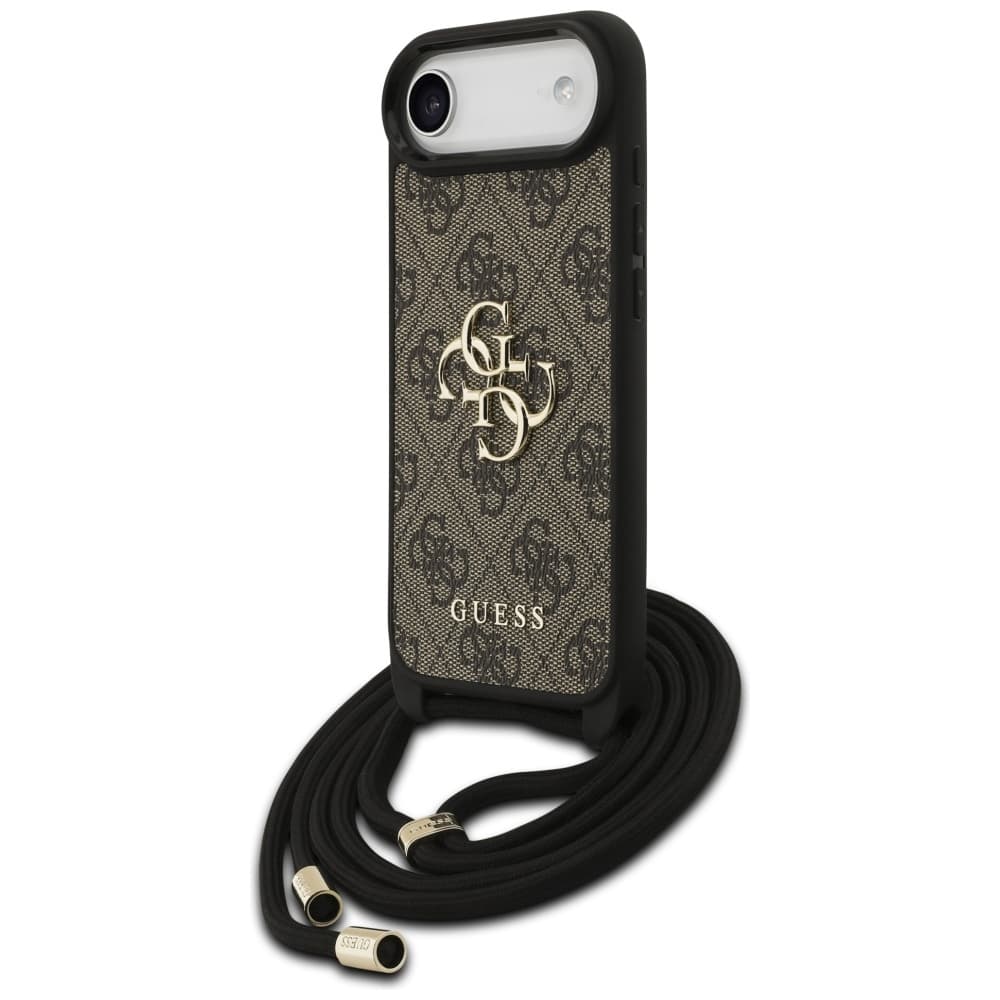 Guess Crossbody Cord 4G Big Logo GUHCP17MP4GMGCRW iPhone 17 Air hnědá - náhled 3