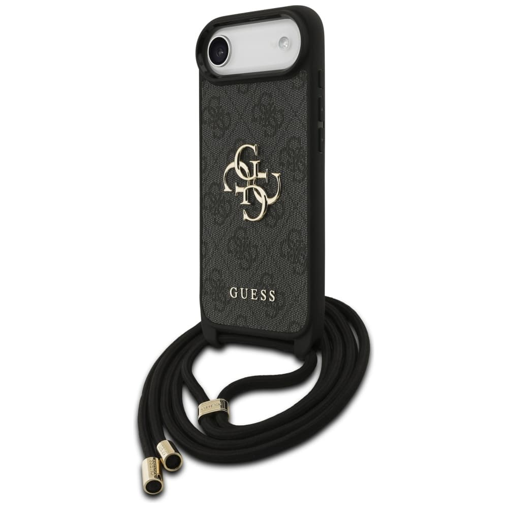 Guess Crossbody Cord 4G Big Logo iPhone 17 Air Černá - náhled 3