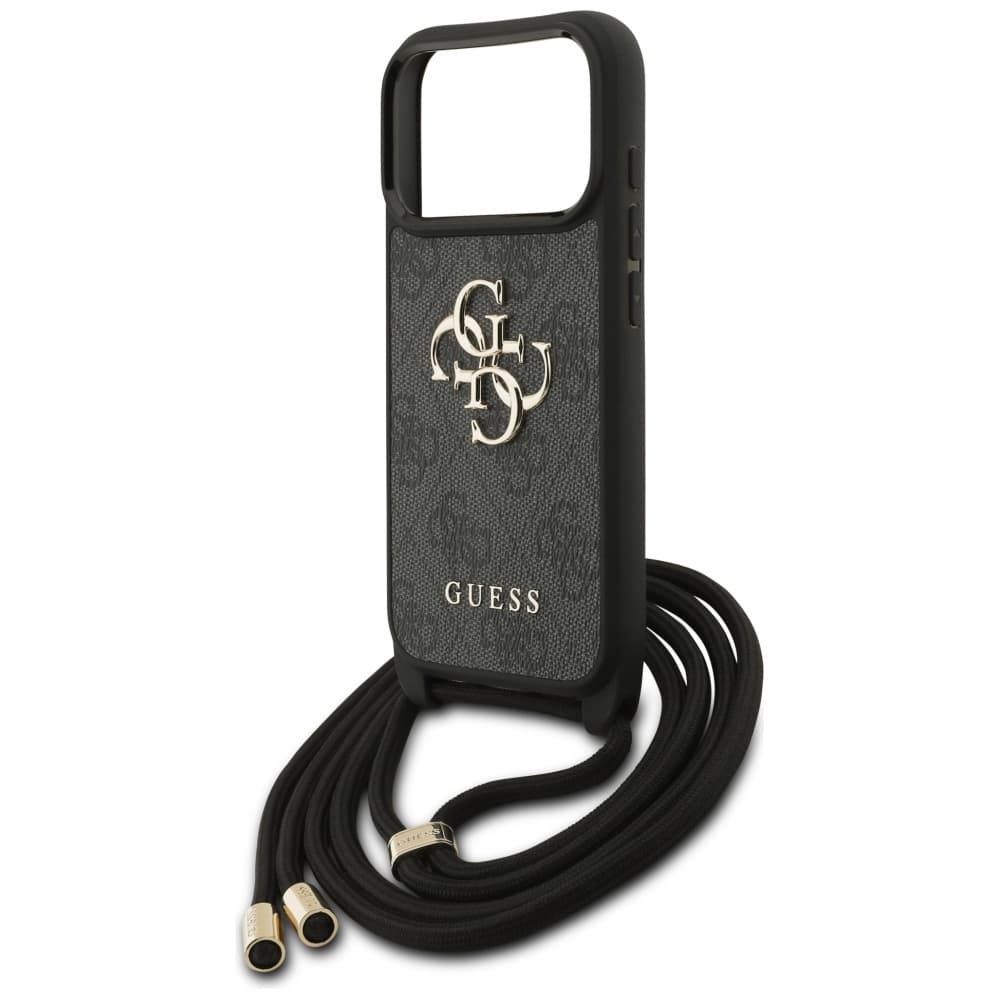Guess Crossbody Cord 4G Big Logo GUHCP17LP4GMGCRK iPhone 17 Pro černá - náhled 3