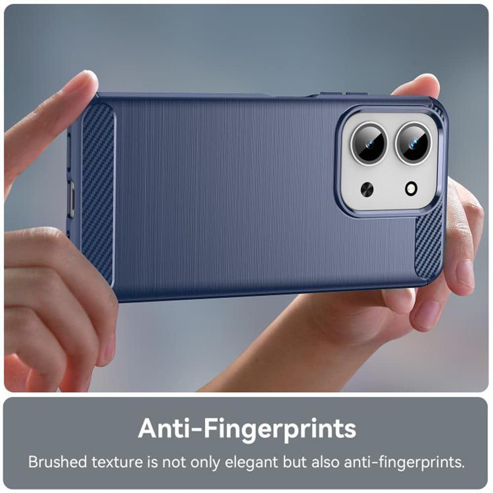Techsuit carbon silicone pro Xiaomi Redmi 15C 4G/5G Poco C85 4G modrá - náhled 3