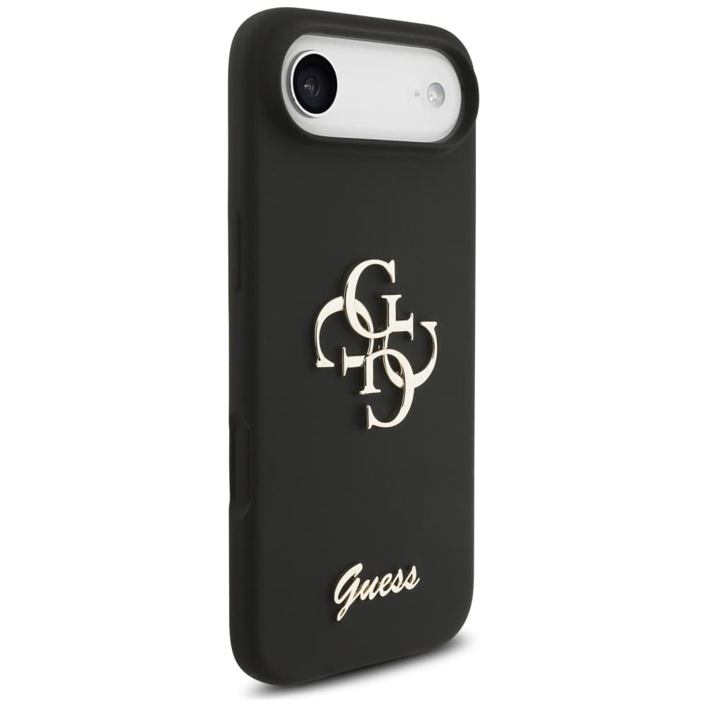 Guess Silicone Big 4G Script GUHCP17MSC4GSMK iPhone 17 Air černá - náhled 3