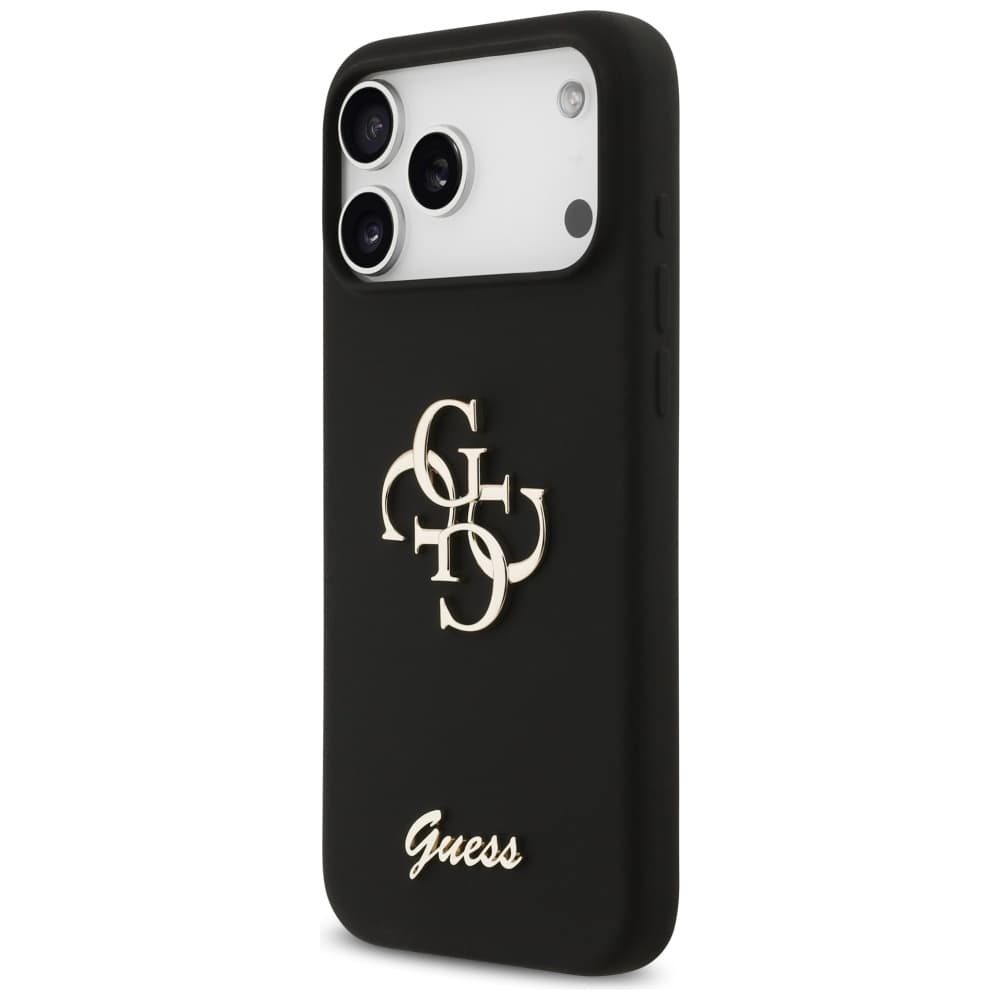 Guess Silicone Big 4G Script GUHCP17XSC4GSMK iPhone 17 Pro Max černá - náhled 3
