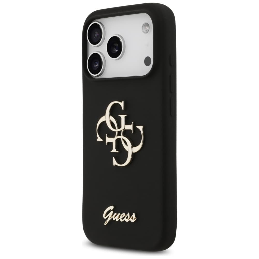 Guess Silicone Big 4G Script GUHCP17LSC4GSMK iPhone 17 Pro černá - náhled 3