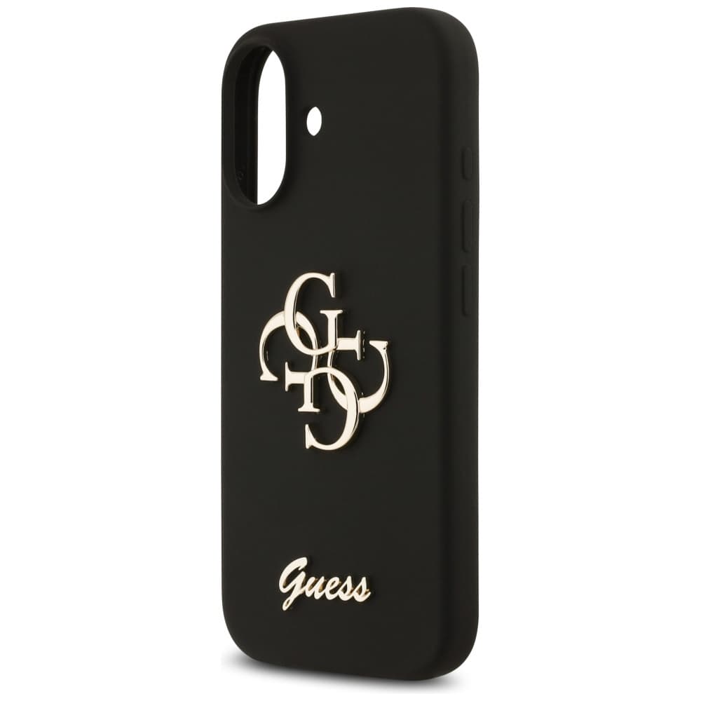 Guess Silicone Big 4G Script GUHCP17SSC4GSMK iPhone 17 černá - náhled 3