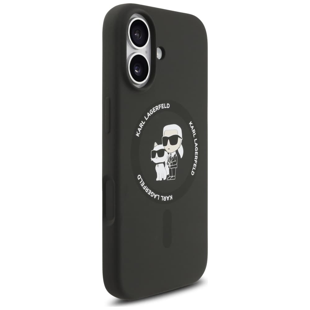 Karl Lagerfeld Silicone KC Body Ring MagSafe iPhone 17 černý - náhled 3