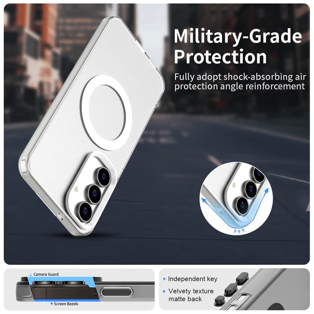 Techsuit CandyCase MagSafe pro Samsung Galaxy S25 FE bílá - náhled 3