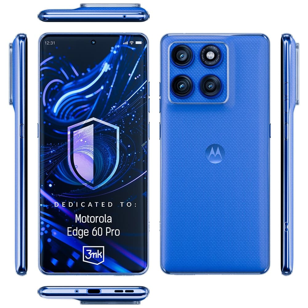 3mk Clear Case pro Motorola Edge 60 Pro průhledný - náhled 3