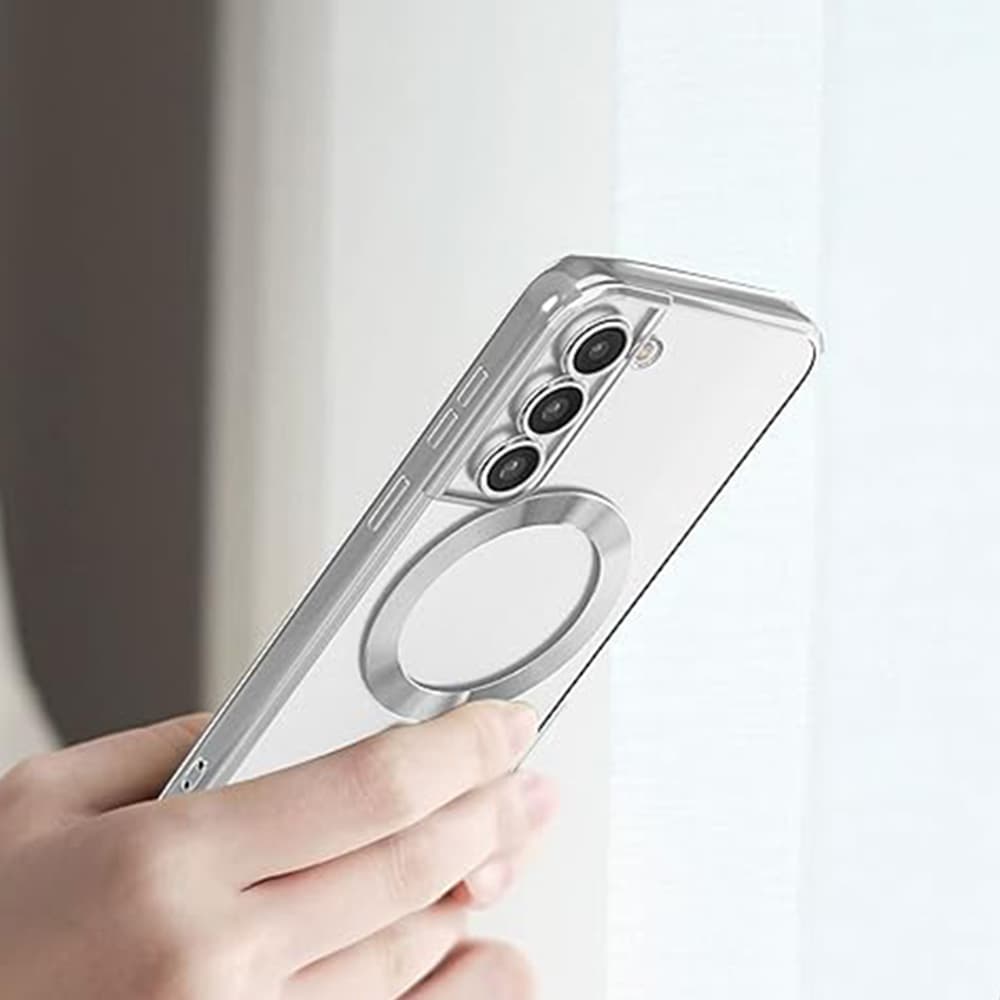 Techsuit Luxury Crystal MagSafe pro Samsung Galaxy A17 5G A17 4G tmavě zelená - náhled 3