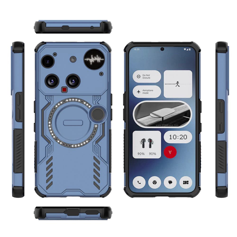 Pouzdro Techsuit ArmorMag pro Nothing Phone (3) modré - náhled 3