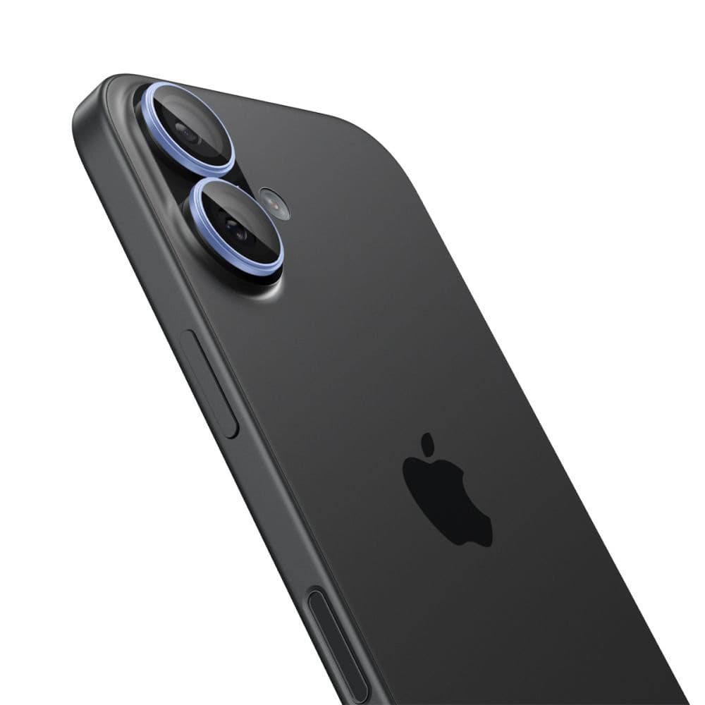 Spigen Optik.tR EZ Fit Pro sklo na kameru (2 ks) iPhone 17/16 Plus/16 modrá - náhled 3