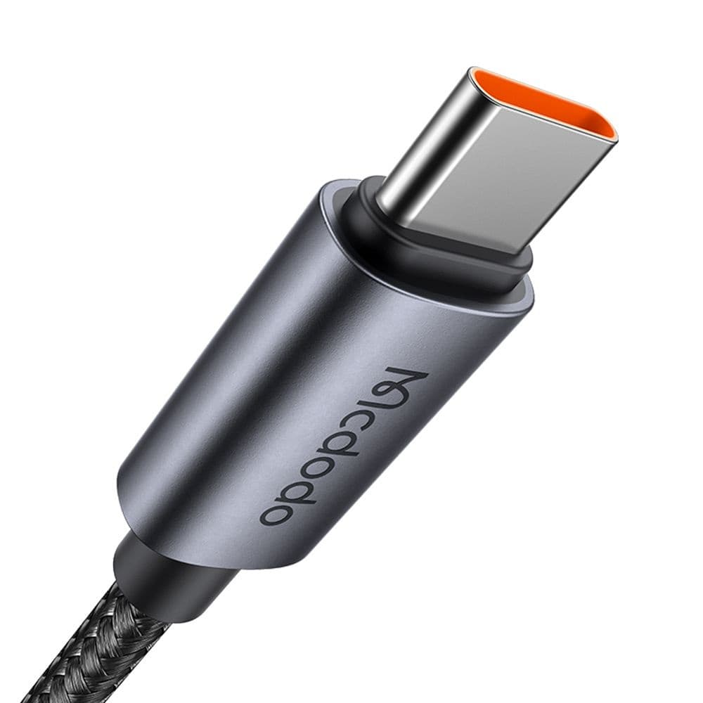 Mcdodo – datový kabel (CA-5610) – USB-C na USB-C, LED displej, 100W, rychlé nabíjení, 1,2m – černý - náhled 3