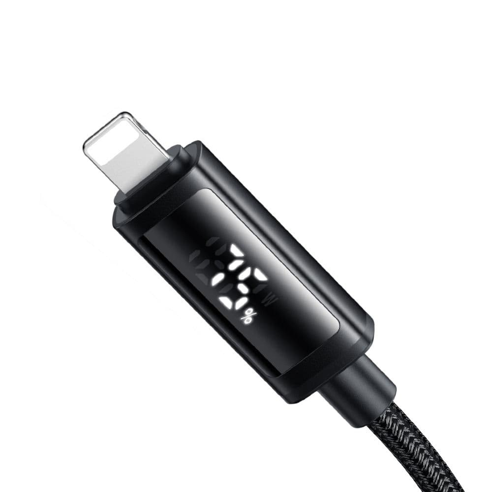 Mcdodo – datový kabel (CA-7990) – USB-C na Lightning, duální LED displej, 36W, rychlé nabíjení, 1,2m – černý - náhled 3