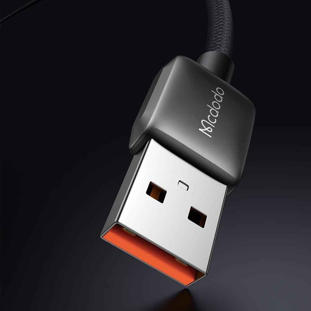 Mcdodo – datový kabel (CA-2350) – USB-C na USB-A, 6A, LED displej, 1,2m – černý - náhled 3