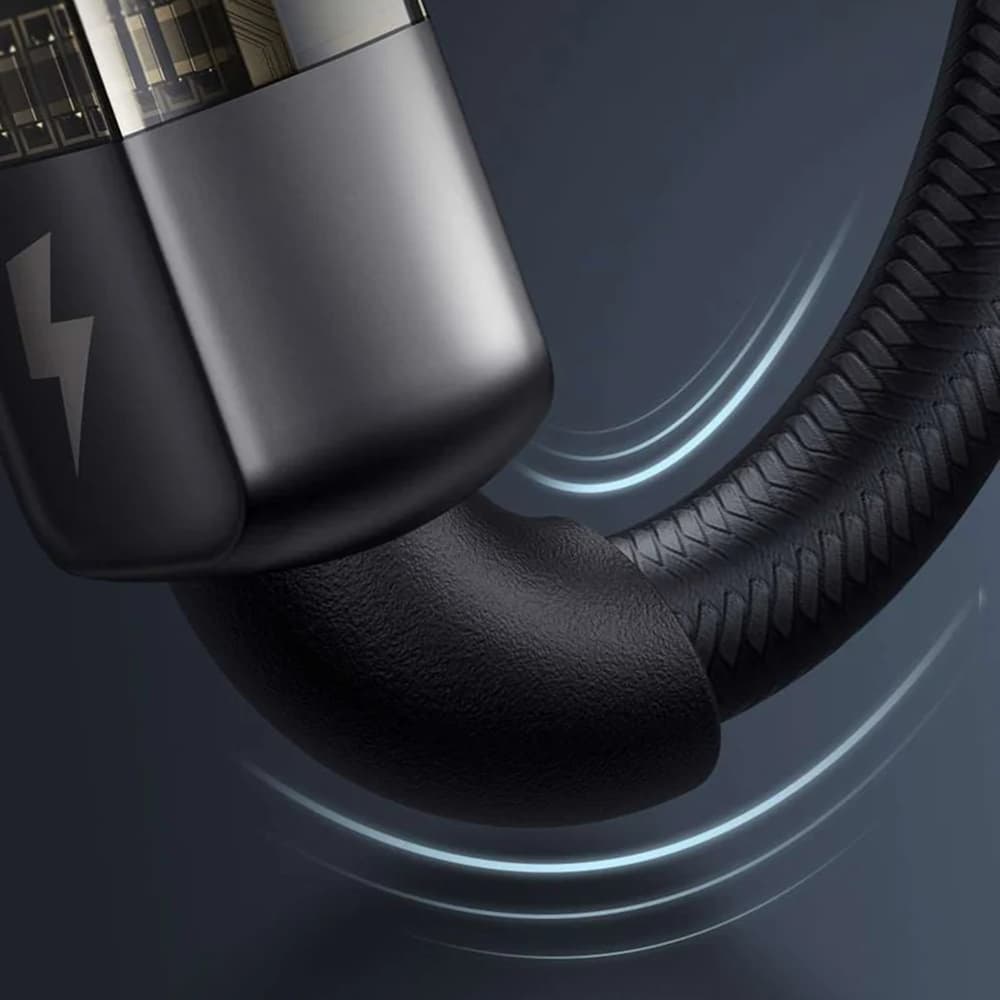 Mcdodo – datový kabel (CA-3160) – USB-C na Lightning, 36W, transparentní design, automatické vypnutí, 1,2m – černý - náhled 3