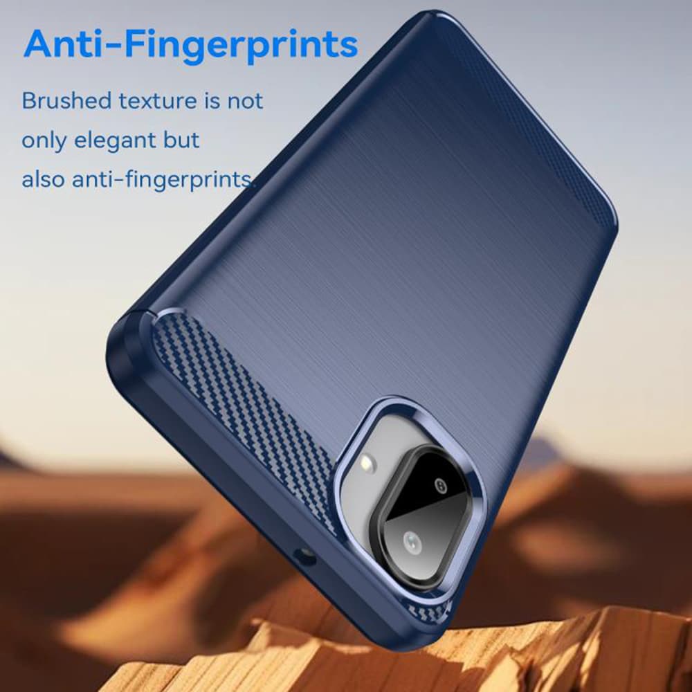Techsuit Carbon Silicone pro Samsung Galaxy A07 4G modrý - náhled 3