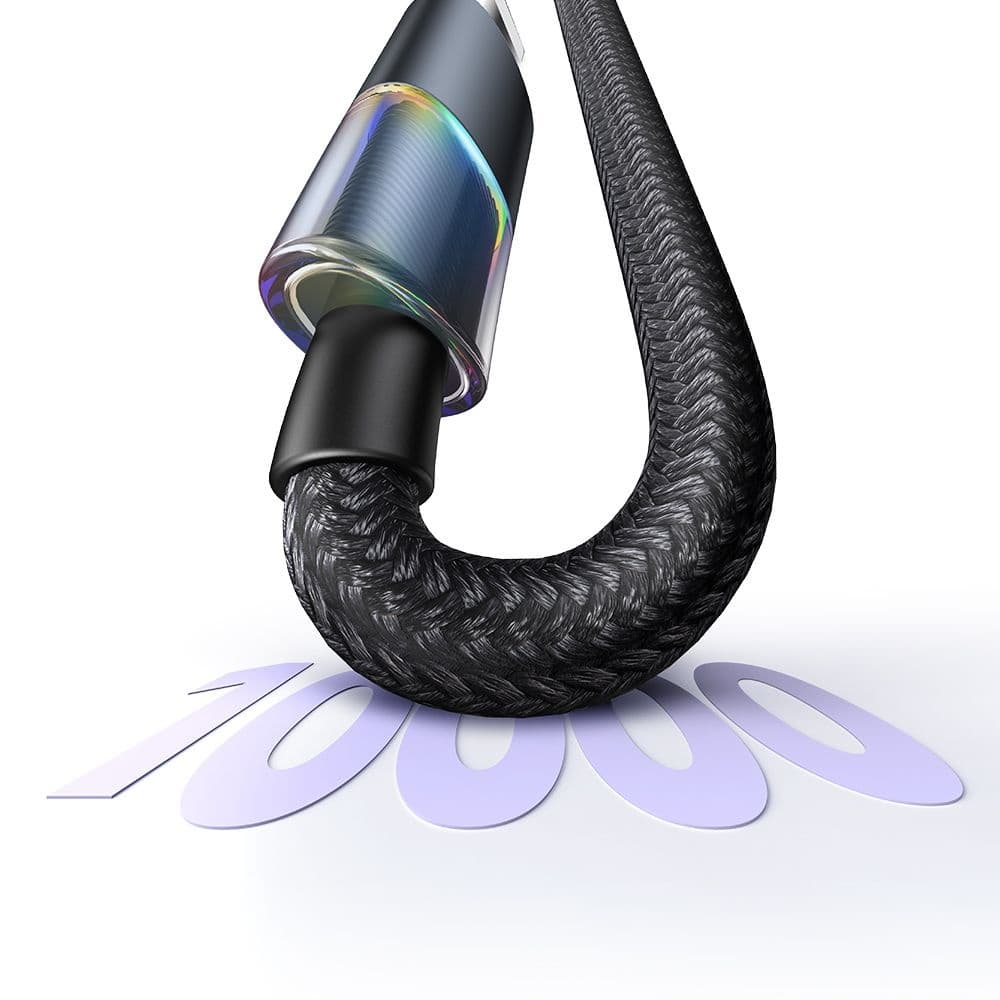 Mcdodo – datový kabel (CA-8190) – se 7 barevnými světly, USB-C na Lightning, 36W, 3A, 1,2m – černý - náhled 3