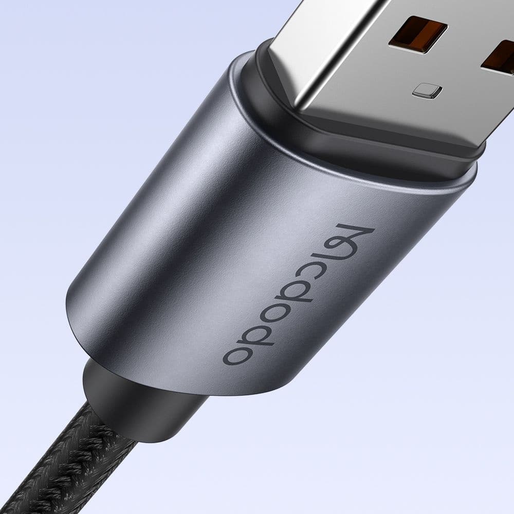 Mcdodo – datový kabel (CA-5660) – s dýchacím světlem, USB-A na Lightning, 3A, 1,2m – černý - náhled 3