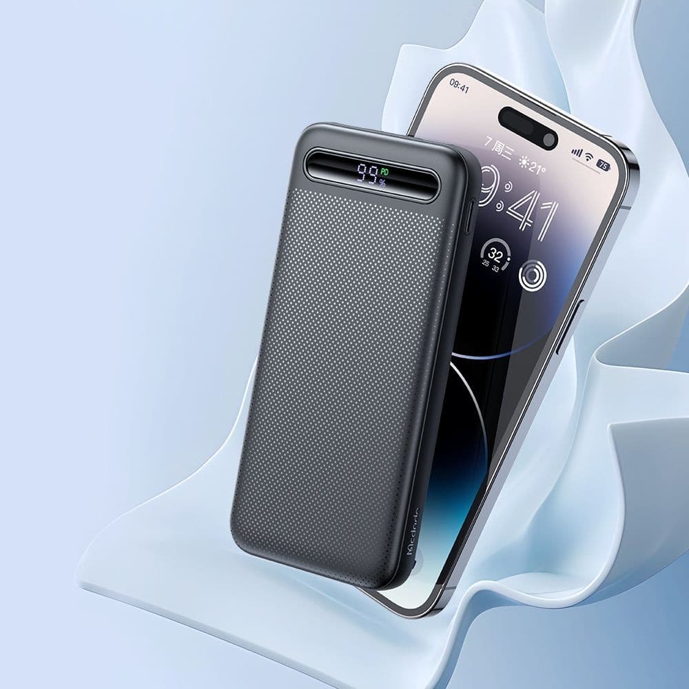 Mcdodo - Power Bank Star Series (MC-3881) - Type-C + 2x USB, 10000mAh, 22.5W, digitální displej - černá - náhled 3