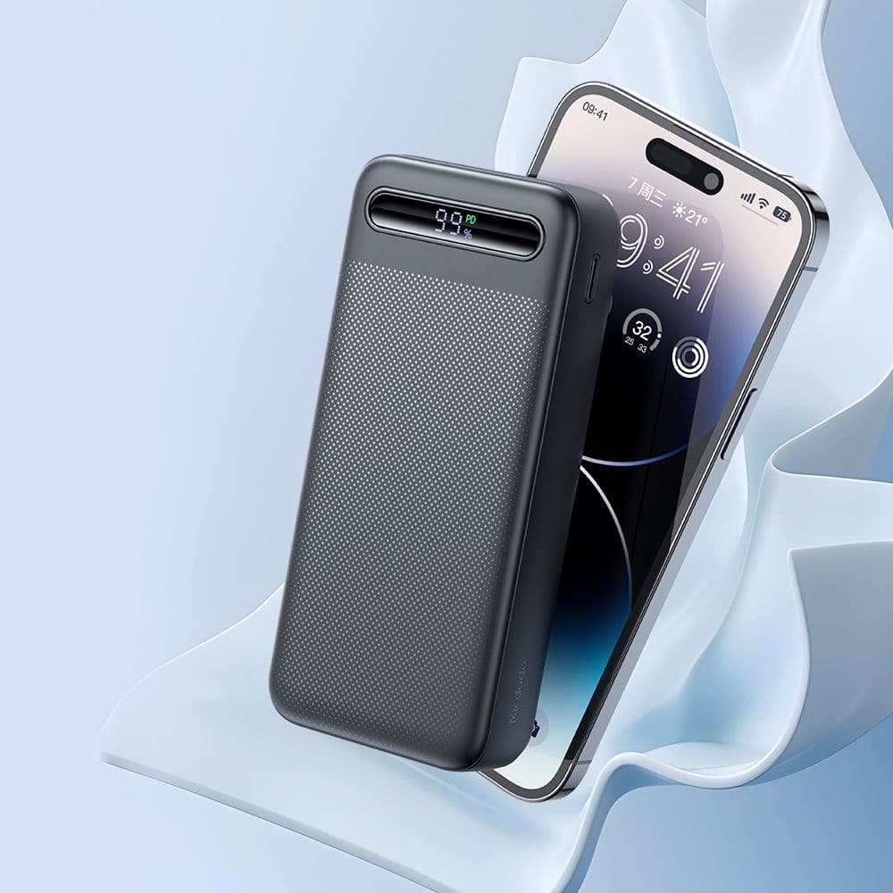 Mcdodo – Power banka Star Series (MC-3891) – USB-C + 2x USB, 20000mAh, 22.5W, digitální displej – černá - náhled 3