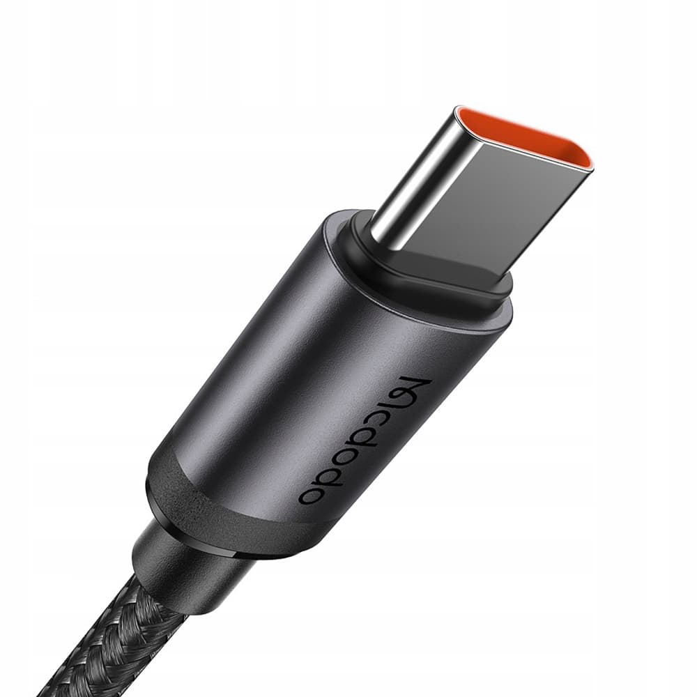 Mcdodo – datový kabel (CA-4410) – USB-C na USB-C, nylonové opletení, hliníková slitina, PD60W, 1m – černý - náhled 3