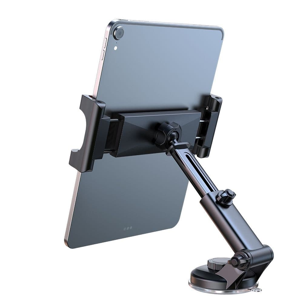 Mcdodo - držák do auta (CM-4310) - pro telefon/tablet, na palubní desku/čelní sklo, otočný o 360°, 4,7 - 12,9 palce - černý - náhled 3