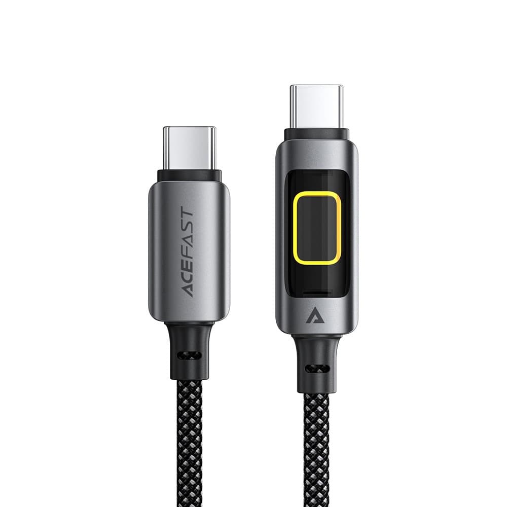 Acefast Data Cable C21-03 Rychlonabíjecí Type-C na Type-C 60W 3A 1.2m černý - náhled 3