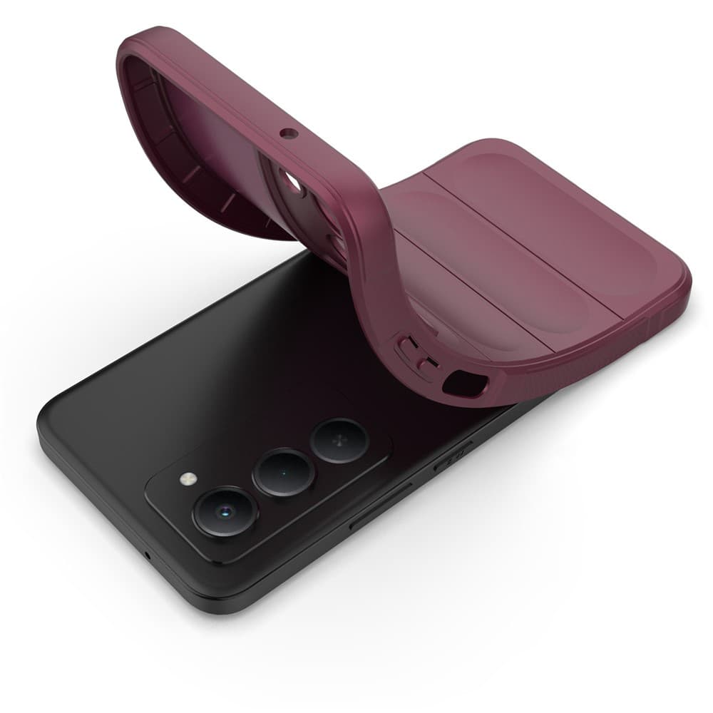 Techsuit Magic Shield pro Xiaomi Redmi 15 4G Redmi 15 5G v bordó - náhled 3