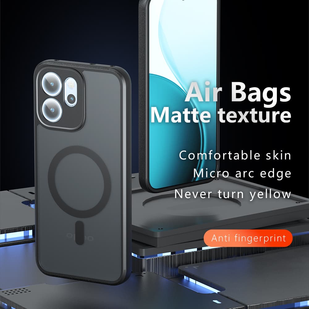 Techsuit PureFrost MagSafe pro Oppo Reno14 F / Reno14 FS 5G v matné černé - náhled 3