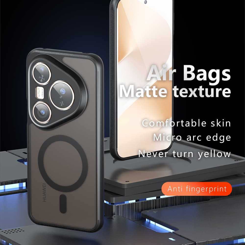 Techsuit PureFrost MagSafe Huawei Pura 80 Pro / Pura 80 Ultra matná černá - náhled 3