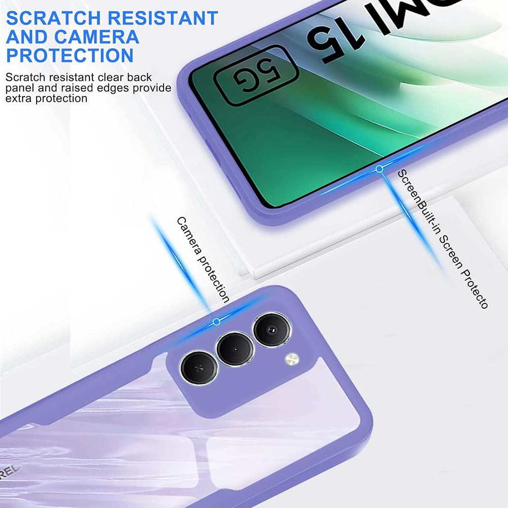 Techsuit ColorVerse 360 Series + Ochranná fólie Xiaomi Redmi 15 4G / 5G Růžová - náhled 3