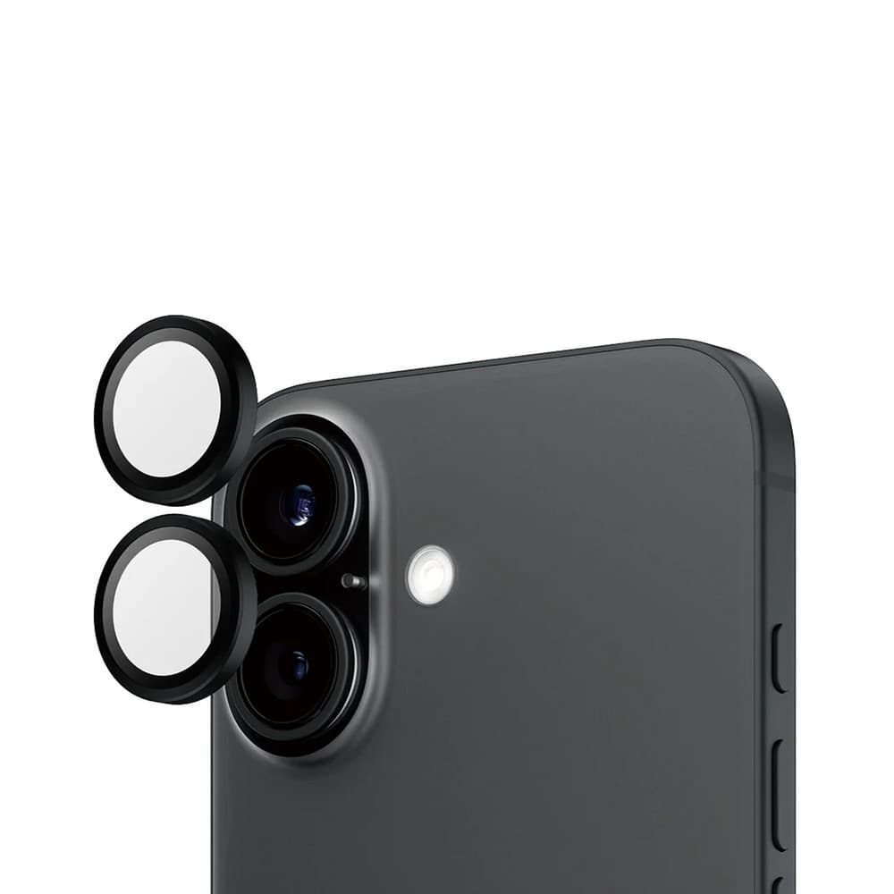 PanzerGlass® Hoops® ochrana čočky fotoaparátu iPhone 16 iPhone 16 Plus černá - náhled 3
