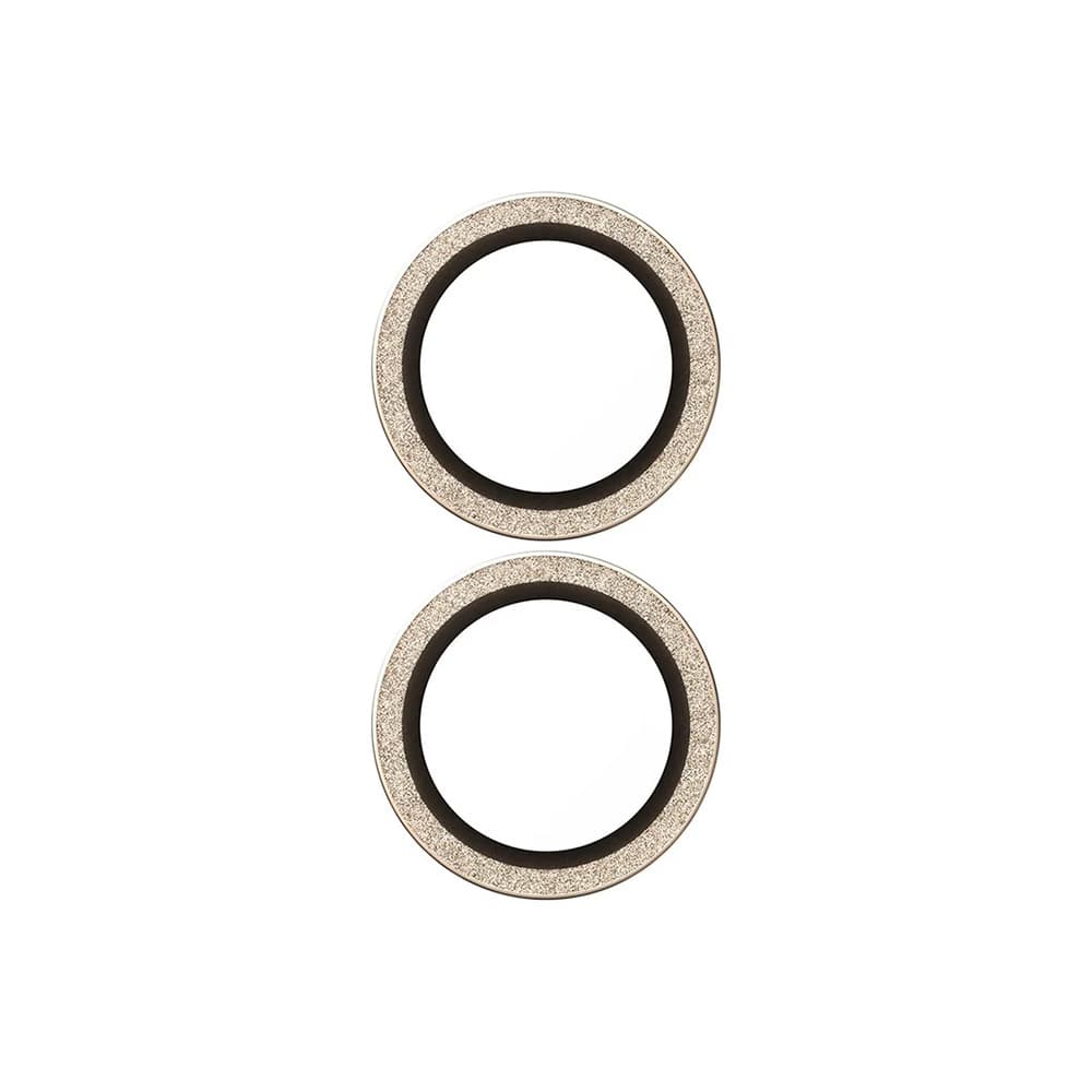 PanzerGlass® Hoops® ochrana čočky fotoaparátu iPhone 17/16/16 Plus třpytivě zlatá - náhled 3