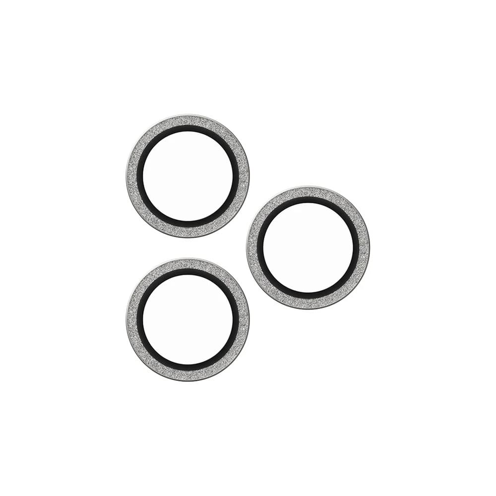 PanzerGlass® SAFE. Ochrana čočky fotoaparátu iPhone 16 Pro/Pro Max Třpytivě stříbrná - náhled 3