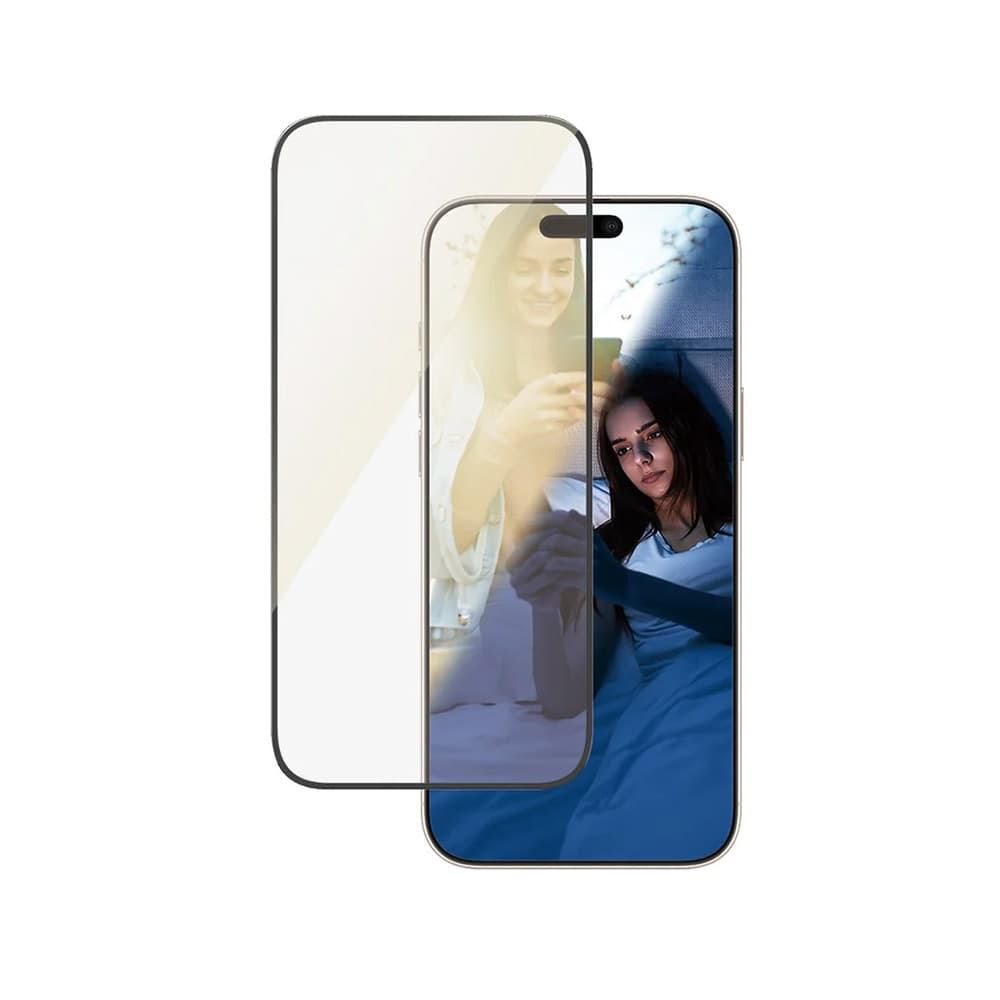 PanzerGlass Ultra-Wide Fit EyeCare ochranné sklo iPhone 16 Pro Max černé - náhled 3