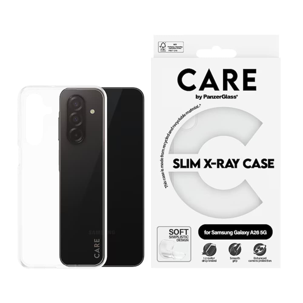 PanzerGlass® CARE Fashionable pouzdro Samsung Galaxy A26 5G průhledné - náhled 3