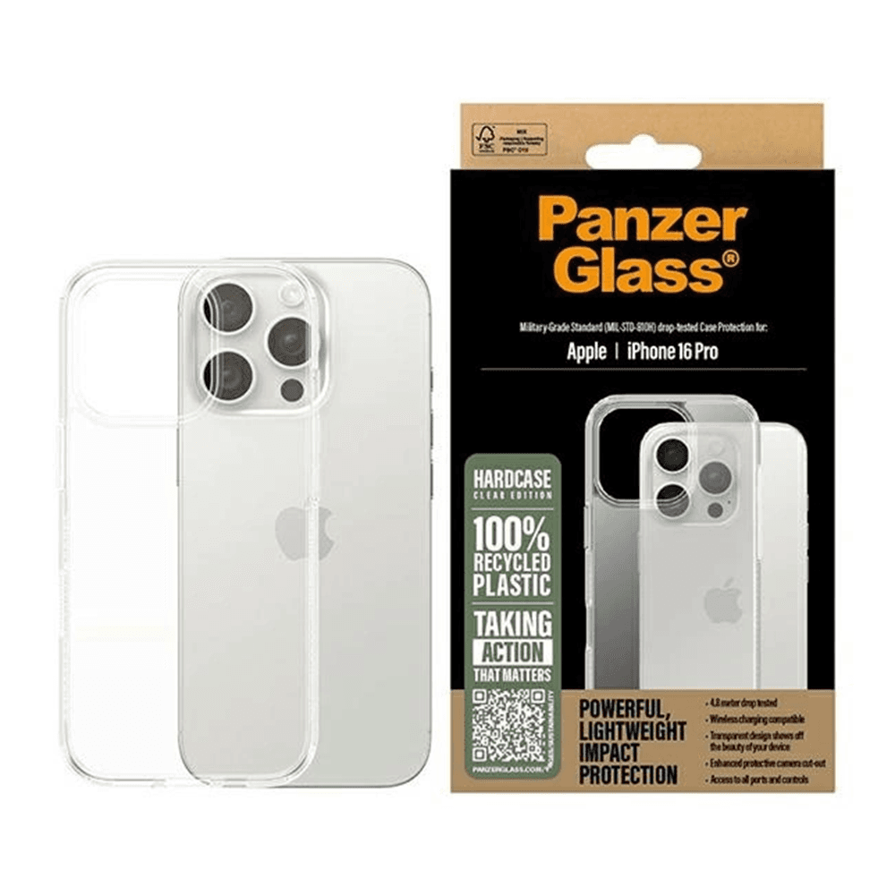 PanzerGlass HardCase Series iPhone 16 Pro průhledný obal - náhled 3